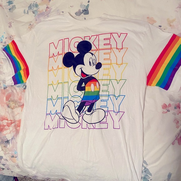 Disney Tops - Mickey Disney Pride rainbow T-shirt size Small